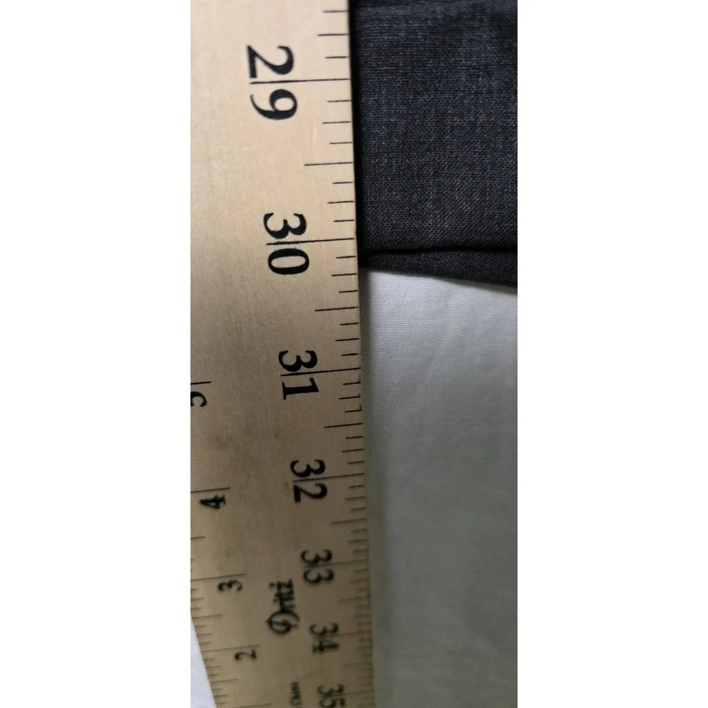 Jos A Bank Mens Suit Gray 100% Wool‎ Windowpane 2 pc